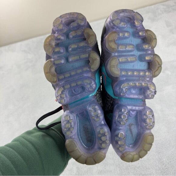 Nike Air Vapormax 2.0 Black Hot Punch Men's Size 8 US/7 UK/41 EU 942842-003 - Picture 4 of 14